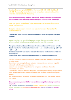 Round and number up to 1,000,000 to the nearest 10, 100, 1000