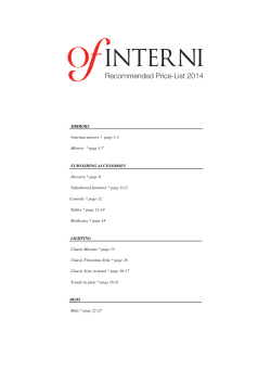 Recommended Price-List 2014