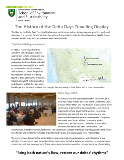 The History of the Delta Days Traveling Display