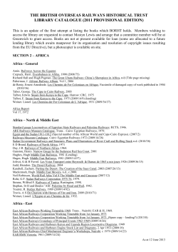 Section 2 - British Overseas Railways Historical Trust