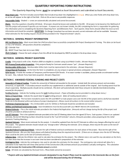 QT Tracking Form Instructions