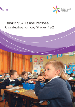 Thinking Skills and Personal Capabilities Guidance