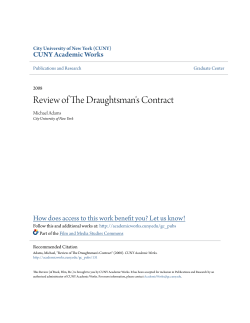 Review of The Draughtsman`s Contract