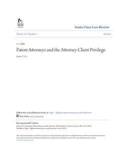 Patent Attorneys and the Attorney