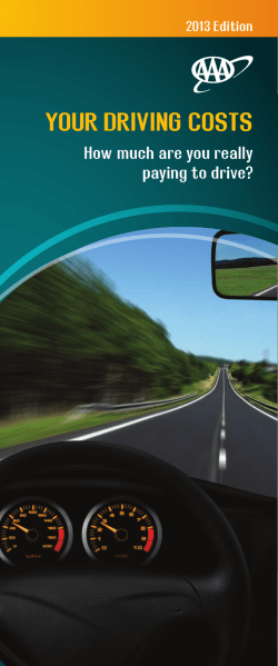 AAA`s Your Driving Costs 2013