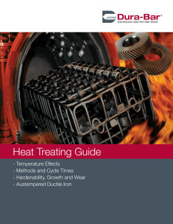 Heat Treating Guide - Dura-Bar