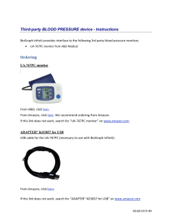 Third-party BLOOD PRESSURE device