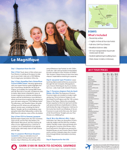 Le Magnifique - CHA Educational Tours