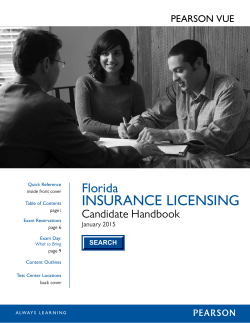 Florida Insurance Candidate Handbook
