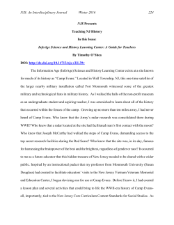 Print this article - New Jersey Studies