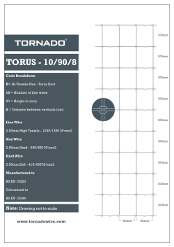 TORUS - 8/80/15 TORUS - 10/90/8 - Cont