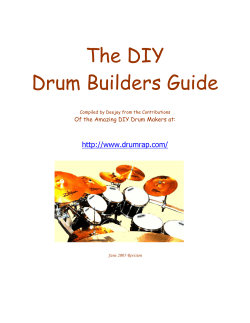The DIY Drum Builders Guide