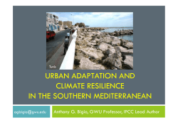 Presentation 19/05/2014 - International Center for Climate