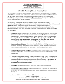 student teaching handbook