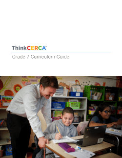 Grade 7 Curriculum Guide