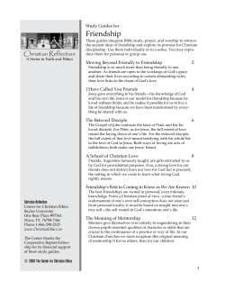 Friendship - Baylor University