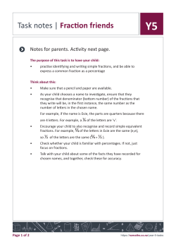 Fraction friends