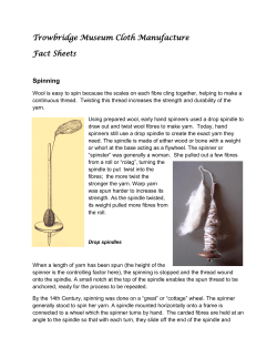 4. Spinning - Trowbridge Museum