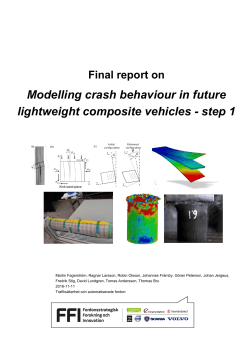 Modelling crash behaviour in future lightweight composite