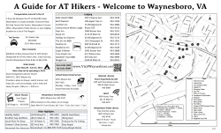 A Guide for AT Hikers - Welcome to Waynesboro, VA