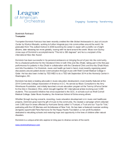 Dominick Farinacci - League of American Orchestras