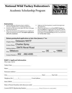 National Wild Turkey Federation`s