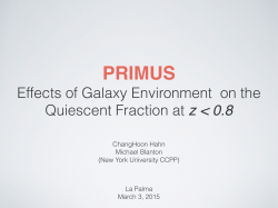 Effects of Galaxy Environment on the Quiescent Fraction at z 0.8