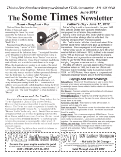 The Some Times Newsletter