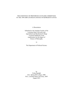 THE EXISTENCE OF PREFERENCE OUTLIER COMMITTEES IN