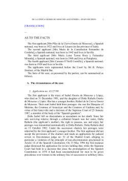 Décision (publiée)