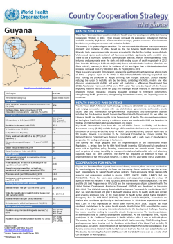 Country cooperation strategy brief pdf