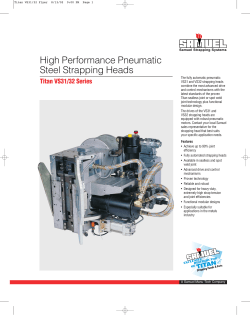 Titan VS31/32 Flyer - Samuel Strapping Systems