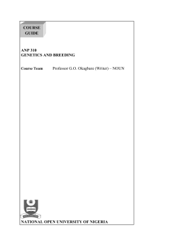 ANP310 - National Open University of Nigeria