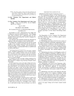 364 NLRB No. 49 Cy-Fair Volunteer Fire Department and Robert