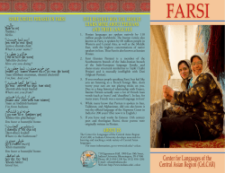 Farsi - Indiana University Bloomington