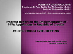 Progress Report on the Implementation of PPPs Regulations in