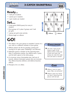 3-Catch Basketball Lesson Plan