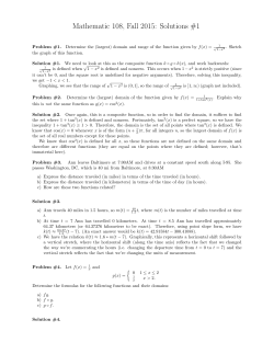 Mathematic 108, Fall 2015: Solutions #1
