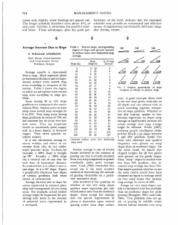 Acreage Increase Due to Slope - Journals at the University of Arizona