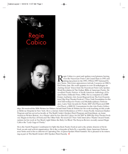 Spoken word writing and performance exercises