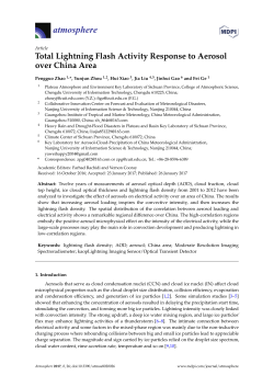 Total Lightning Flash Activity Response to Aerosol over China Area