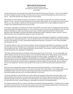 Spirit and the Environment - Gloucester Unitarian Universalist Church