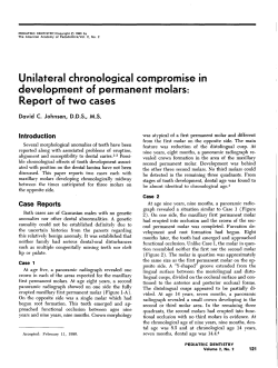 Unilateral chronological compromise in development