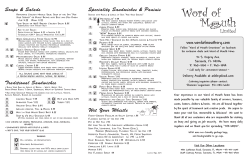 Limited - Word of Mouth