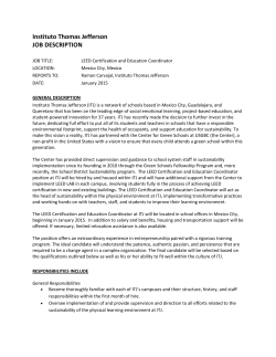 Instituto Thomas Jefferson JOB DESCRIPTION