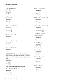7. CHEMISTRY The number of beakers that can be filled with 50 + x