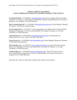 Animal-Vehicle Collisions