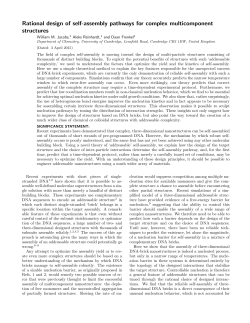 Rational design of self-assembly pathways for complex