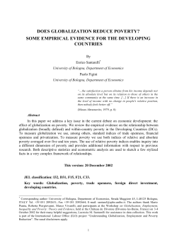 does globalization reduce poverty? some - AMS Acta