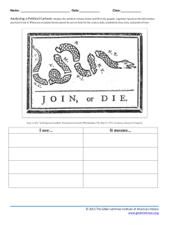 Benjamin Franklin- Join or Die - The Gilder Lehrman Institute of